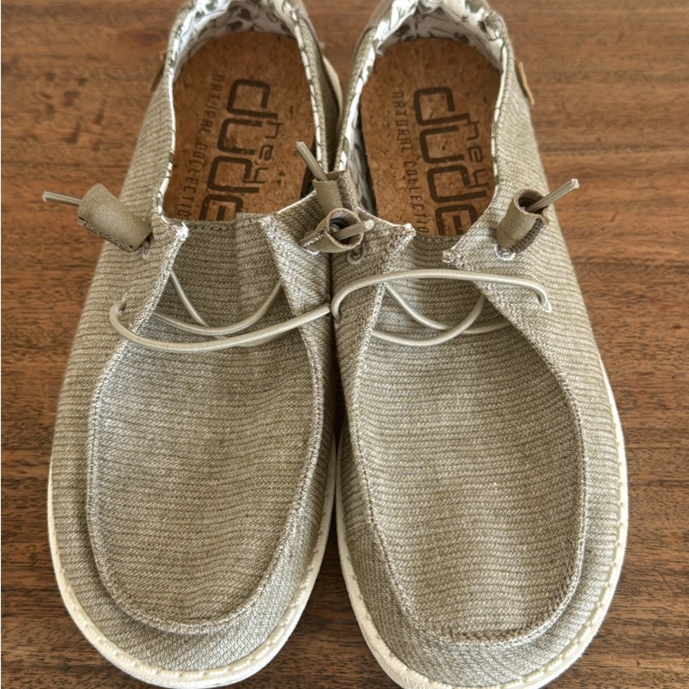 Hey Dude Women's Green Moccasins